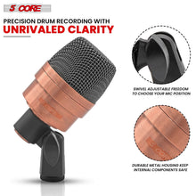 Load image into Gallery viewer, 5Core Conga Mic Snare Tom Microphone Drum Kit Condenser XLR Instrument Mics Copper XP-2
