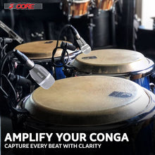 Load image into Gallery viewer, 5Core Conga Mic Snare Tom Microphone Drum Kit Condenser XLR Instrument Mics GREY-1
