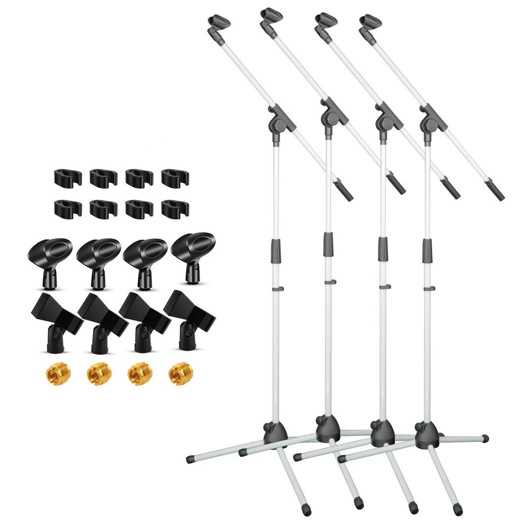 5Core Tripod Mic Stand 4Pcs Adjustable Holder Floor Microphone Boom Arm-0