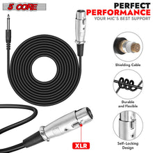 Load image into Gallery viewer, 5Core XLR Microphone Dynamic Mic Karaoke Singing Studio Mics Handheld Microfono-3

