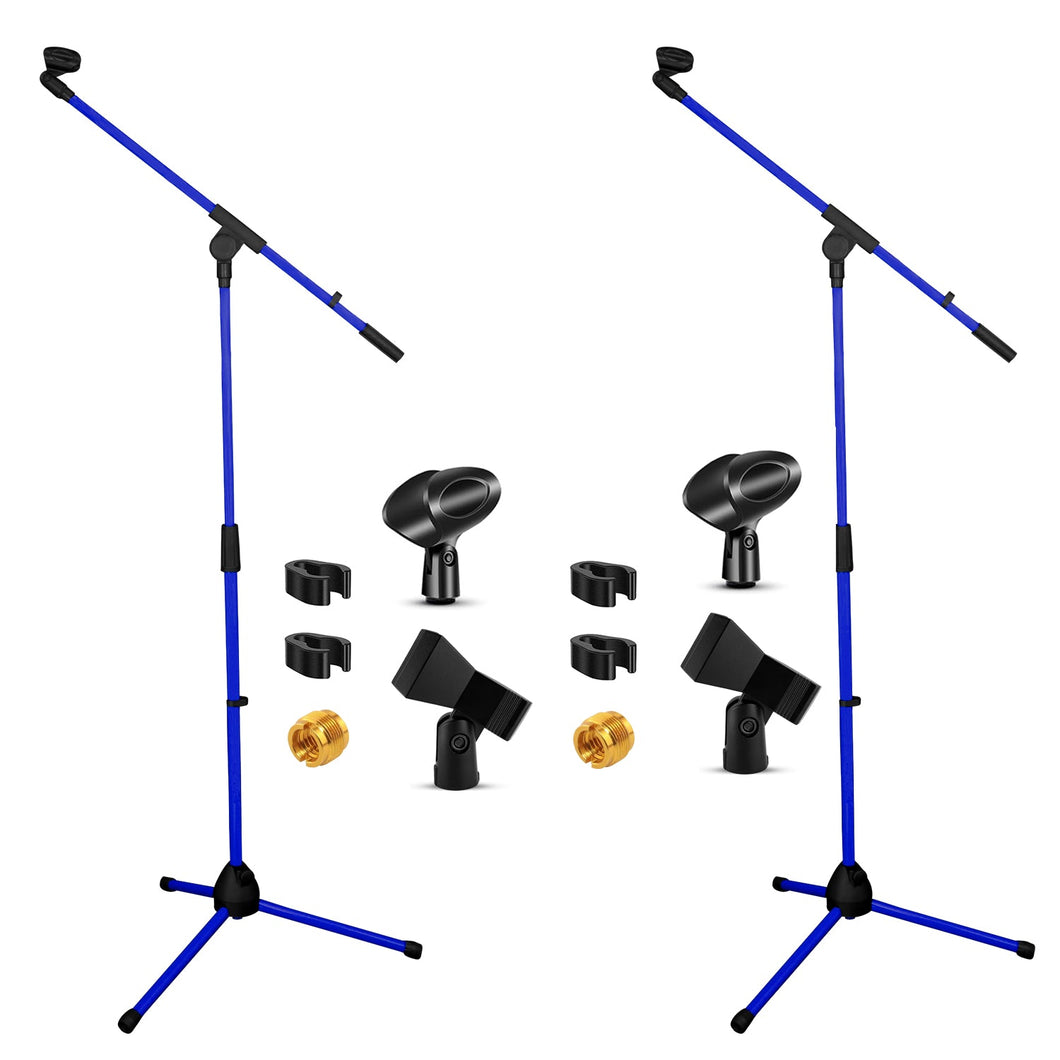 5Core Tripod Mic Stand 2Pcs Adjustable Holder Floor Microphone Boom Arm-0