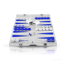 Load image into Gallery viewer, Premium 14-Inch Lucite Backgammon Set - Elegant Design for Timeless Enjoyment-1
