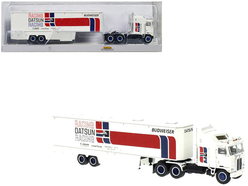 1980 Kenworth K-100 COE Aerodyne Transporter White 