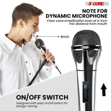 Load image into Gallery viewer, 5Core XLR Microphone Dynamic Mic Karaoke Singing Studio Mics Handheld Microfono-2
