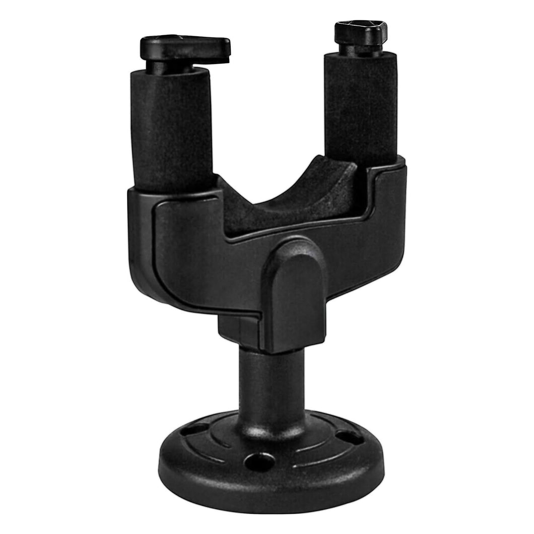 5Core Guitar Wall Mount Hanger Adjustable Display Wall Hook Holder Hard Wood Base-0