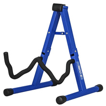 Load image into Gallery viewer, 5Core Guitar Stand Floor A Frame Electric Acoustic Bass Soporte Para Guitarra BLUE-0
