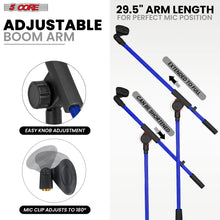 Load image into Gallery viewer, 5Core Tripod Mic Stand 2Pcs Adjustable Holder Floor Microphone Boom Arm-2
