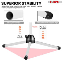 Load image into Gallery viewer, 5Core Tripod Mic Stand 4Pcs Adjustable Holder Floor Microphone Boom Arm-3
