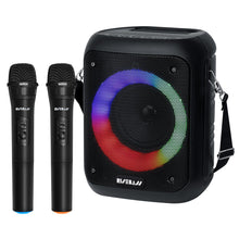 Load image into Gallery viewer, Portable Karaoke Machine w/ 2 Wireless Microphones-0
