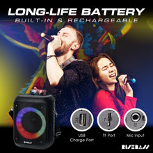 Load image into Gallery viewer, Portable Karaoke Machine w/ 2 Wireless Microphones-1
