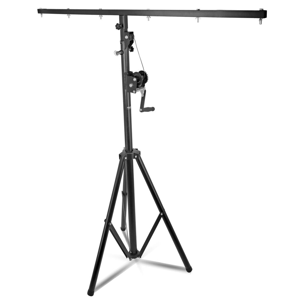 5Core DJ Light Stand Stage Lighting Truss System Hand Crank Heavy Duty Adjustable T bar Mount Tripod-0