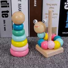 Load image into Gallery viewer, Rainbow Stack Tower Worm Puzzles-0
