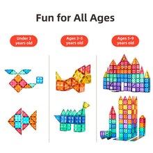 Load image into Gallery viewer, Distinctive Pack 100pcs Rainbow Magnetic Tiles-3
