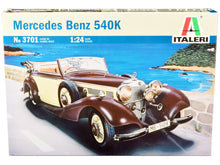 Load image into Gallery viewer, Skill 3 Model Kit Mercedes Benz 540K 1/24 Scale Model by Italeri-0
