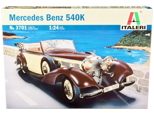 Skill 3 Model Kit Mercedes Benz 540K 1/24 Scale Model by Italeri-0