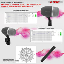 Load image into Gallery viewer, 5Core Conga Mic Snare Tom Microphone Drum Kit Condenser XLR Instrument Mics XP-1
