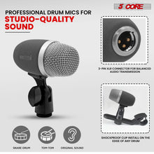Load image into Gallery viewer, 5Core Conga Mic Snare Tom Microphone Drum Kit Condenser XLR Instrument Mics XP-2
